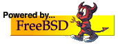 Powered by freeBSD